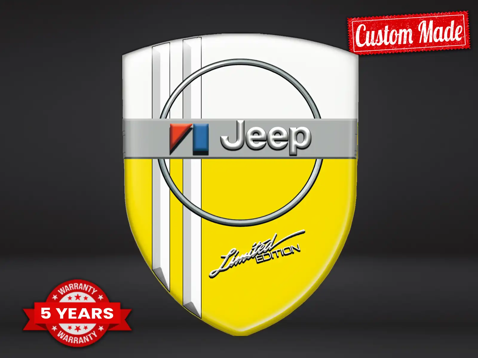 Jeep Waterproof Sticker Max Resilient Elegant Pro Layout